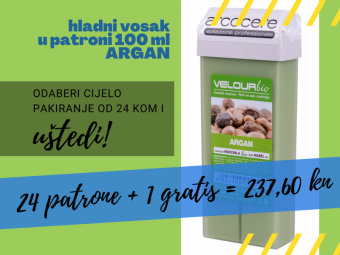 Patrona voska za depilaciju ARGAN 24+1 gratis - KOZMETIČKI SALONIDepilacijaBEAUTY SALON AND SPADepilatory (hair removal) products cijena, prodaja, Hrvatska Patrona voska za depilaciju ARGAN 24+1 gratis - KOZMETIČKI SALONIDepilacijaBEAUTY SALON AND SPADepilatory (hair removal) products cijena, prodaja, Hrvatska