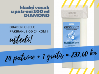 Patrona voska za depilaciju DIAMOND 24+1 gratis - KOZMETIČKI SALONIDepilacijaBEAUTY SALON AND SPADepilatory (hair removal) products cijena, prodaja, Hrvatska Patrona voska za depilaciju DIAMOND 24+1 gratis - KOZMETIČKI SALONIDepilacijaBEAUTY SALON AND SPADepilatory (hair removal) products cijena, prodaja, Hrvatska