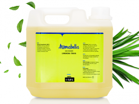 Ulje za masažu limunska trava 3000 mL - AROMABELLA ULJA Aromabella ulja za masažu i njegu tijela 3000 mLAROMABELLA MASSAGE OILSAromabella massage oils 3000 ml cijena, prodaja, Hrvatska