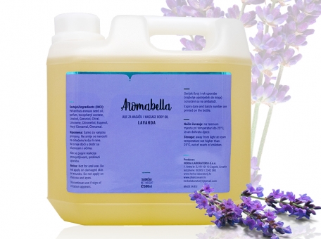 Ulje za masažu lavanda 3000 mL - AROMABELLA ULJA Aromabella ulja za masažu i njegu tijela 3000 mLAROMABELLA MASSAGE OILSAromabella massage oils 3000 ml cijena, prodaja, Hrvatska