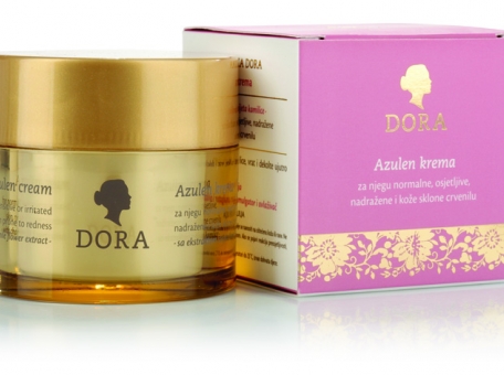 Dora azulen krema 50 mL - PRIRODNA KOZMETIKADora kozmetika NATURAL COSMETICSDora cosmetics cijena, prodaja, Hrvatska