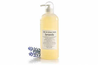 Ulje za masažu - lavanda 500 mL - Kozmetički saloniUlja za masažu cijena, prodaja, Hrvatska Ulje za masažu - lavanda 500 mL - Kozmetički saloniUlja za masažu cijena, prodaja, Hrvatska