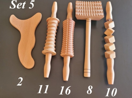 Profesionalni set br. 5 - MADEROTERAPIJAValjci (oklagije) za maderoterapiju tijelaMADEROTHERAPYMaderotherapy rollers for body cijena, prodaja, Hrvatska