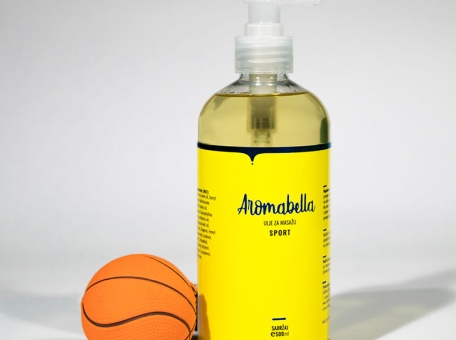 Aromabella Sport ulje za masažu 500mL - AROMABELLA ULJA Aromabella ulja za masažu i njegu tijela 500 mLAROMABELLA MASSAGE OILSAromabella massage oils 500 ml cijena, prodaja, Hrvatska