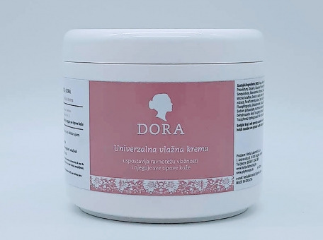 Dora vlažna krema 500 g - PREPARATI ZA KOZMETIČKE TRETMANEDora kozmetikaPRODUCTS FOR BEAUTY TREATMENTS cijena, prodaja, Hrvatska
