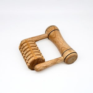 Valjak s drškom i rolerom s utorima - MADEROTERAPIJAValjci (oklagije) za maderoterapiju tijelaMADEROTHERAPYMaderotherapy rollers for body cijena, prodaja, Hrvatska