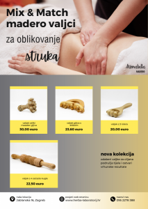 Mix & match set za oblikovanje struka - MADEROTERAPIJAValjci (oklagije) za maderoterapiju tijelaMADEROTHERAPYMaderotherapy rollers for body cijena, prodaja, Hrvatska
