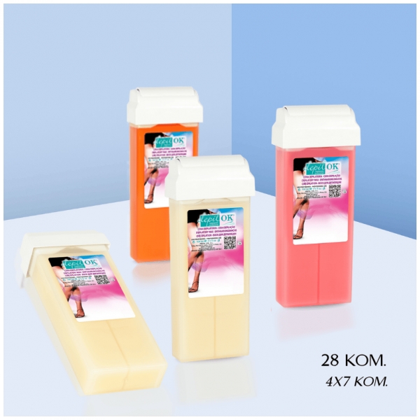 Depil OK komplet patrona - PONUDE, DEPILACIJA, Voskovi u patronama, Promo paketi,  cijena, prodaja, Hrvatska