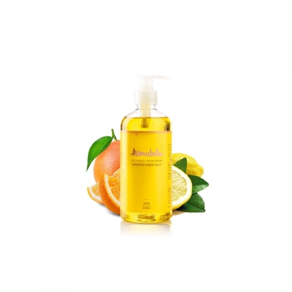 Ulje za masažu naranča & limun & grejp 500mL - AROMABELLA ULJA , ulja za masažu 500 mL,  cijena, prodaja, Hrvatska