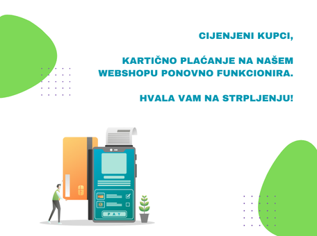 Obavijest o kartičnom plaćanju