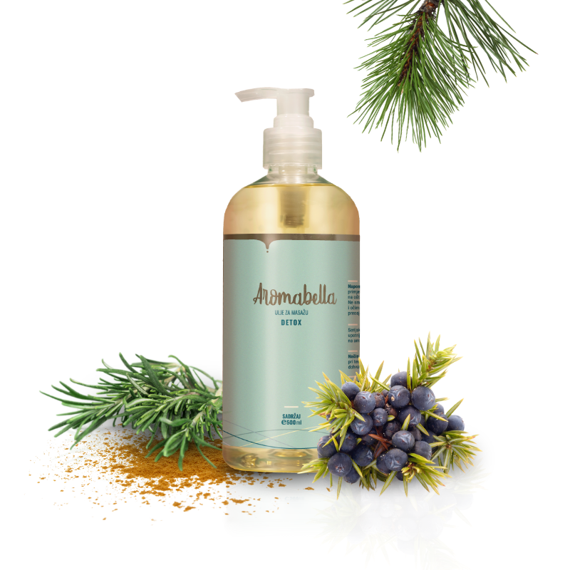 Aromabella Detox ulje za masažu 500mL - PONUDE, AROMABELLA ULJA , Aromabella ulja za masažu i njegu tijela 500 mL,  cijena, prodaja, Hrvatska