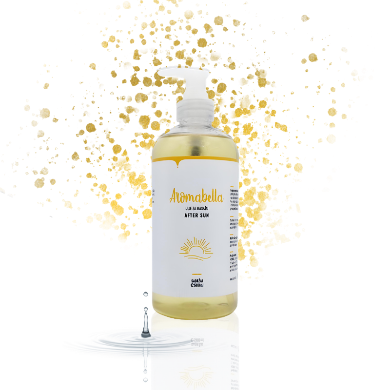 Aromabella AfterSun ulje 500 mL - AROMABELLA MASSAGE OILS, Aromabella massage oils 500 ml,  price, sale, Croatia