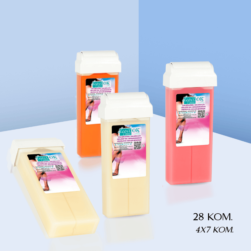 Depil OK komplet patrona - PONUDE, DEPILACIJA, Voskovi u patronama, Promo paketi,  cijena, prodaja, Hrvatska